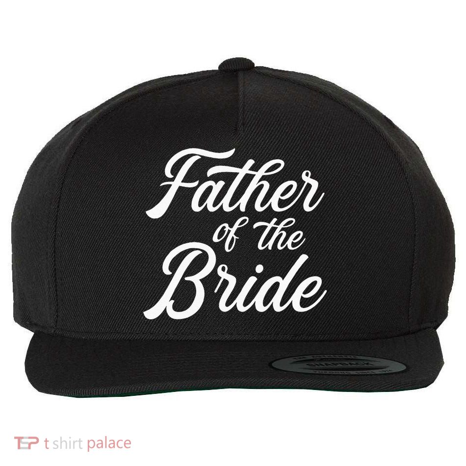 Father Of The Bride Dad Gift For Wedding Or Bachelor Party Wool Snapback Cap
