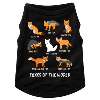Foxes Of The World Fox Lover Doggie Tank