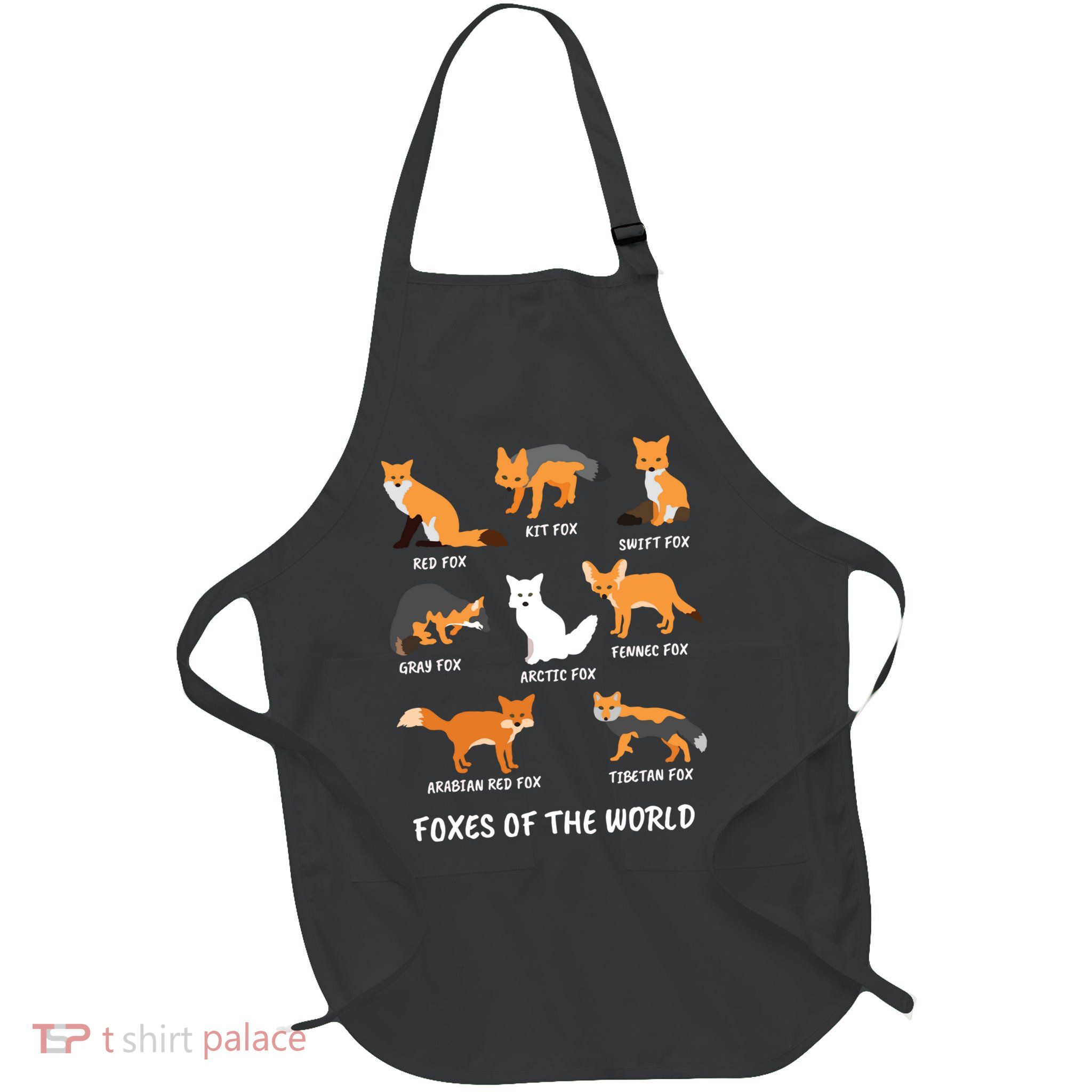 Foxes Of The World Fox Lover Apron