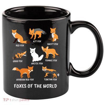 Foxes Of The World Fox Lover 11oz C Handle Ceramic Mug