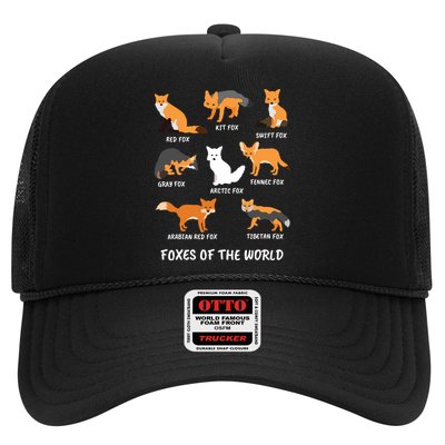 Foxes Of The World Fox Lover Trucker Hat