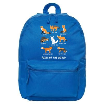 Foxes Of The World Fox Lover Gift 16 in Basic Backpack