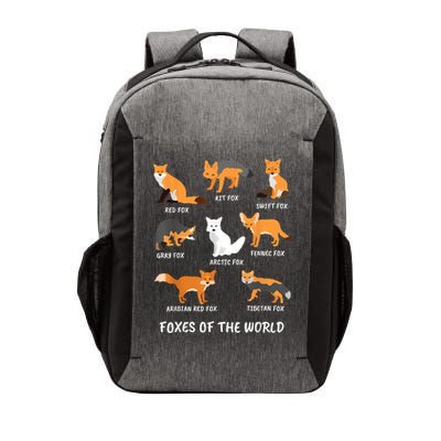 Foxes Of The World Fox Lover Gift Vector Backpack
