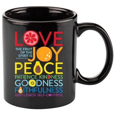 Fruit Of The Spirit Galatians 11oz C Handle Ceramic Mug