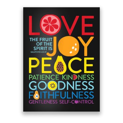 Fruit Of The Spirit Galatians Poster