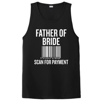 Father Of The Bride, Scan For Payment Funny PosiCharge Competitor Tank