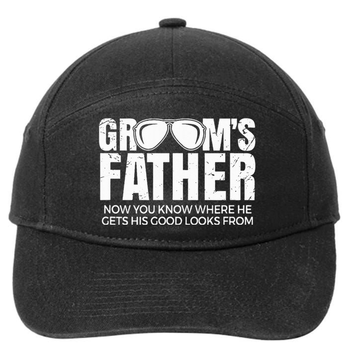 Father Of The Groom Wedding Costume GroomS Father 7-Panel Snapback Hat