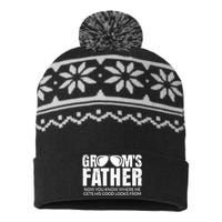 Father Of The Groom Wedding Costume GroomS Father USA-Made Snowflake Beanie