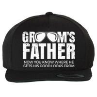 Father Of The Groom Wedding Costume GroomS Father Wool Snapback Cap