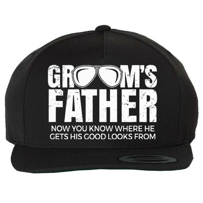 Father Of The Groom Wedding Costume GroomS Father Wool Snapback Cap