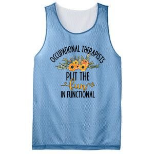 Funny Occupational Therapists Occupational Therapy Month Cute Gift Mesh Reversible Basketball Jersey Tank