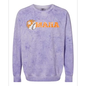 Fan Of Tennessee In Baseball Going To Omaha Colorblast Crewneck Sweatshirt