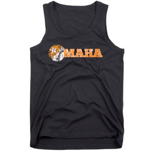 Fan Of Tennessee In Baseball Going To Omaha Tank Top