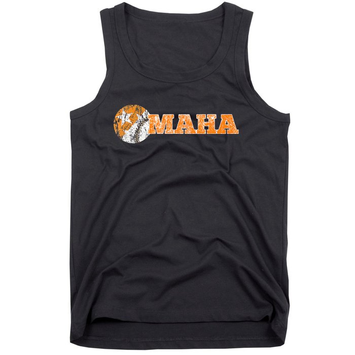 Fan Of Tennessee In Baseball Going To Omaha Tank Top