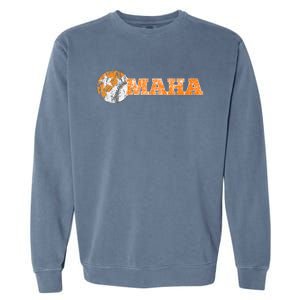 Fan Of Tennessee In Baseball Going To Omaha Garment-Dyed Sweatshirt