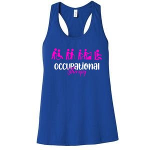 Funny Occupational Therapy Month Ot Therapist Healthcare Cool Gift Women's Racerback Tank