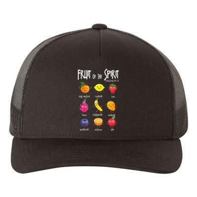 Fruit Of The Spirit Christian Faith Jesus God Lover Yupoong Adult 5-Panel Trucker Hat