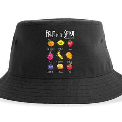 Fruit Of The Spirit Christian Faith Jesus God Lover Sustainable Bucket Hat