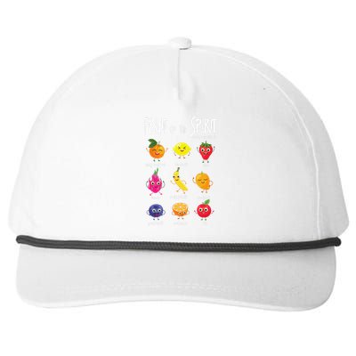 Fruit Of The Spirit Christian Faith Jesus God Lover Snapback Five-Panel Rope Hat