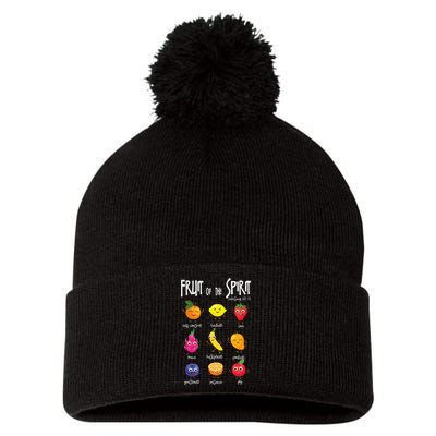 Fruit Of The Spirit Christian Faith Jesus God Lover Pom Pom 12in Knit Beanie