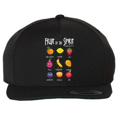 Fruit Of The Spirit Christian Faith Jesus God Lover Wool Snapback Cap