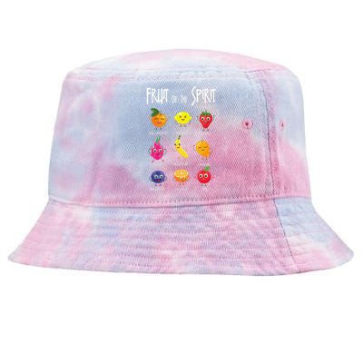 Fruit Of The Spirit Christian Faith Jesus God Lover Tie-Dyed Bucket Hat