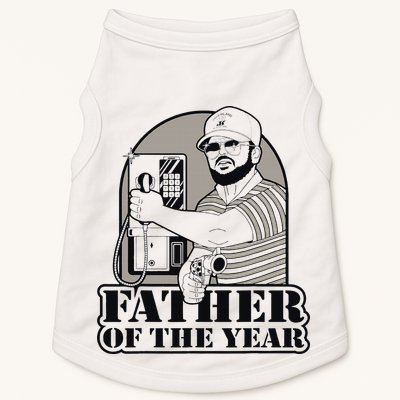 Father Of The Year Gary Plauche Fathers Day Vintage Doggie Tank