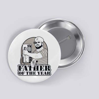 Father Of The Year Gary Plauche Fathers Day Vintage Button