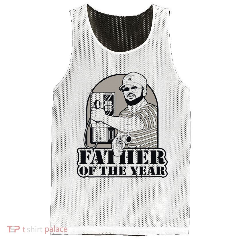 Father Of The Year Gary Plauche Fathers Day Vintage Mesh Reversible Basketball Jersey Tank
