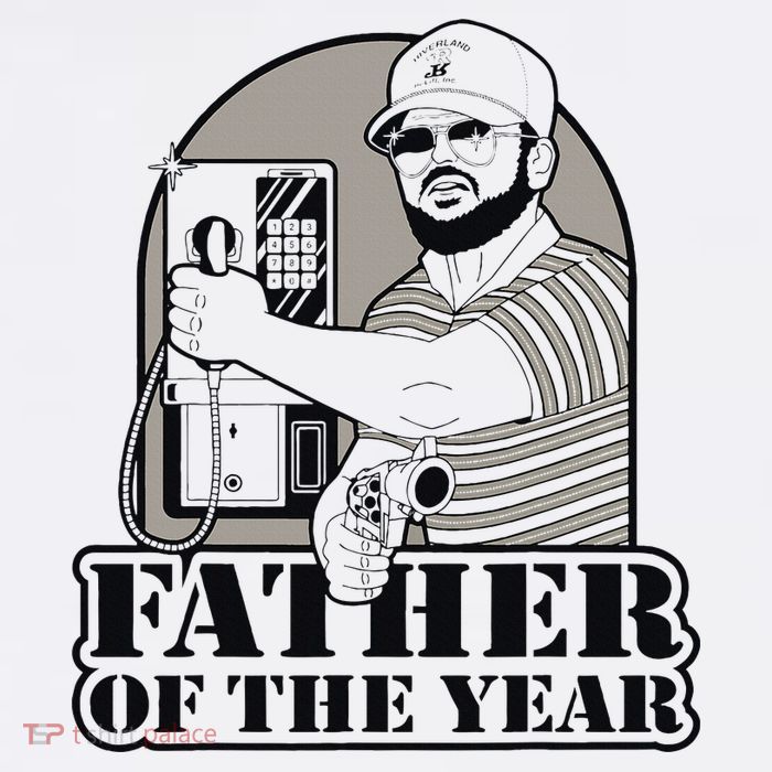 Father Of The Year Gary Plauche Fathers Day Vintage Kids T-Shirt