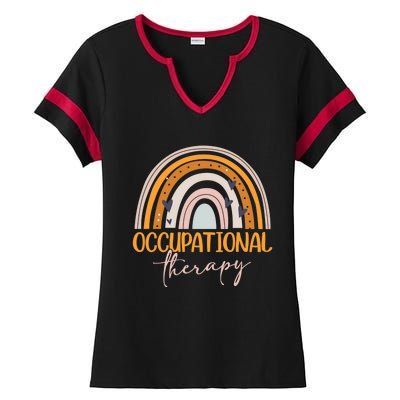 Funny Occupational Therapy Quote Cool Ot Therapist Ot Month Gift Ladies Halftime Notch Neck Tee