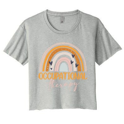 Funny Occupational Therapy Quote Cool Ot Therapist Ot Month Gift Women's Crop Top Tee