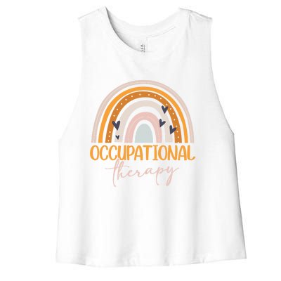 Funny Occupational Therapy Quote Cool Ot Therapist Ot Month Gift Women's Racerback Cropped Tank