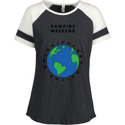 Father Of The Bride Tour Vampire Weekend Enza Ladies Jersey Colorblock Tee