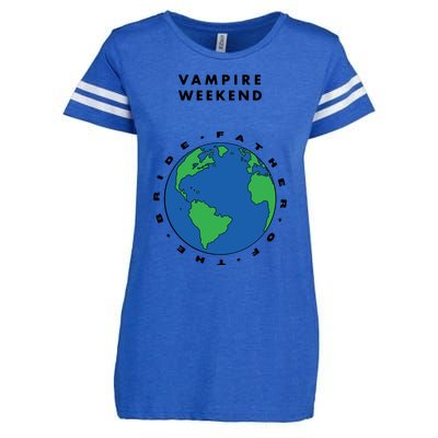 Father Of The Bride Tour Vampire Weekend Enza Ladies Jersey Football T-Shirt