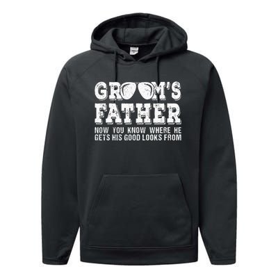 Father Of The Groom Wedding Costume Grooms Father Performance Fleece Hoodie