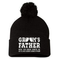 Father Of The Groom Wedding Costume Grooms Father Pom Pom 12in Knit Beanie