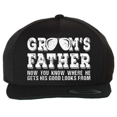 Father Of The Groom Wedding Costume Grooms Father Wool Snapback Cap