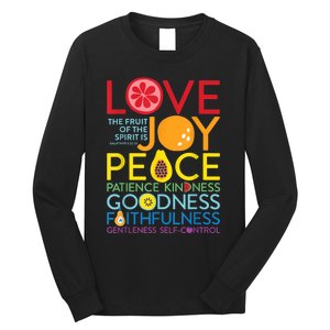 Fruit Of The Spirit Galatians Long Sleeve Shirt