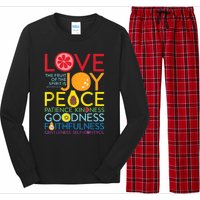 Fruit Of The Spirit Galatians Long Sleeve Pajama Set