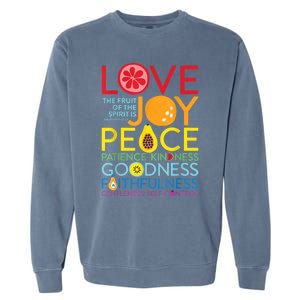 Fruit Of The Spirit Galatians Garment-Dyed Sweatshirt