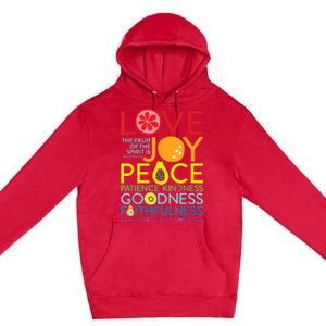 Fruit Of The Spirit Galatians Premium Pullover Hoodie