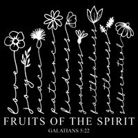 Fruits Of The Spirit Christian Floral Flatbill Hat