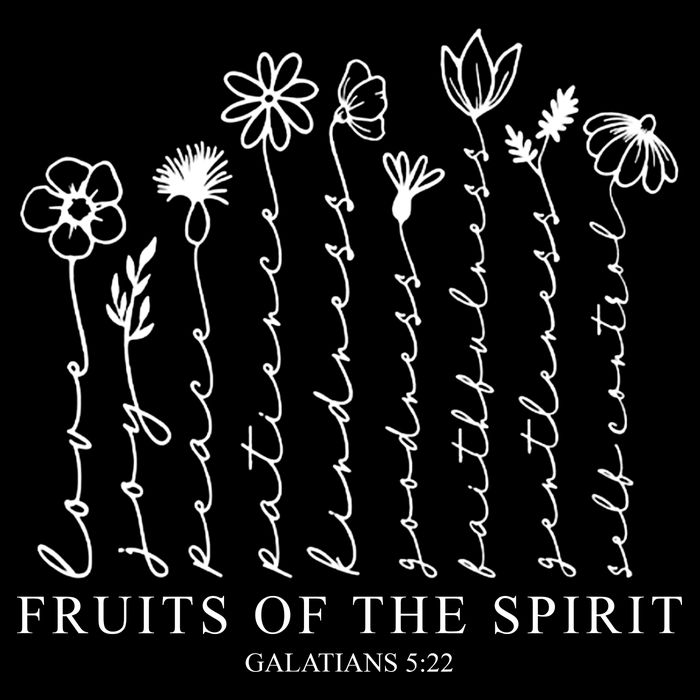 Fruits Of The Spirit Christian Floral Flatbill Hat