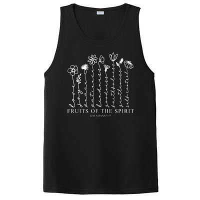 Fruits Of The Spirit Christian Floral PosiCharge Competitor Tank