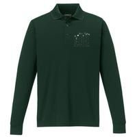 Fruits Of The Spirit Christian Floral Performance Long Sleeve Polo