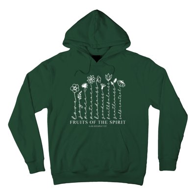 Fruits Of The Spirit Christian Floral Hoodie