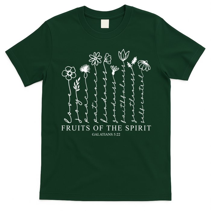 Fruits Of The Spirit Christian Floral T-Shirt