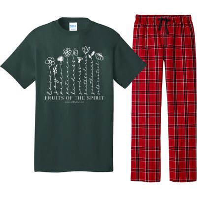 Fruits Of The Spirit Christian Floral Pajama Set