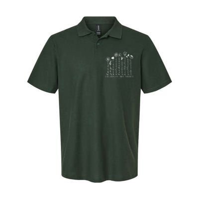 Fruits Of The Spirit Christian Floral Softstyle Adult Sport Polo